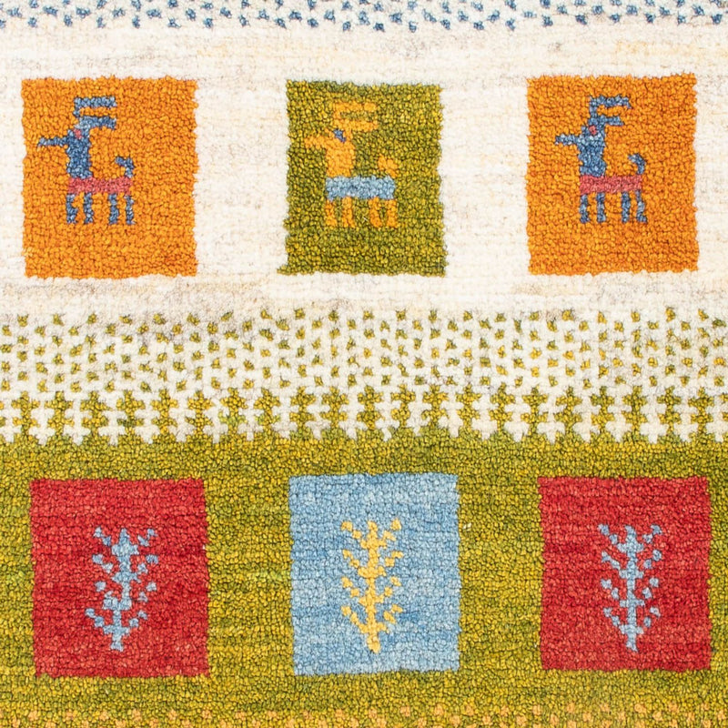 Gabbeh Teppich - Perser - 90 x 60 cm - mehrfarbig