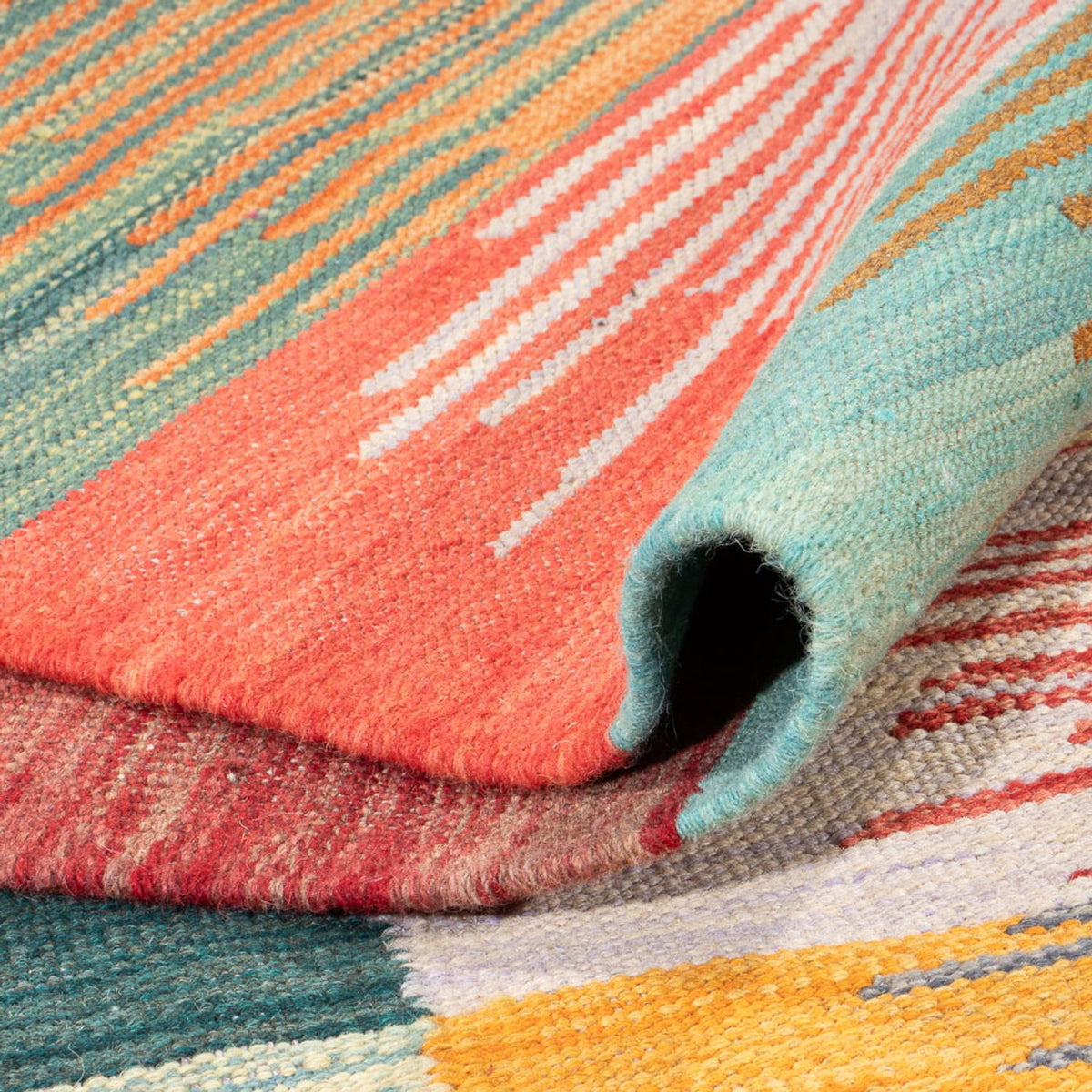 Kelim Teppich - Trendy - 240 x 163 cm - mehrfarbig