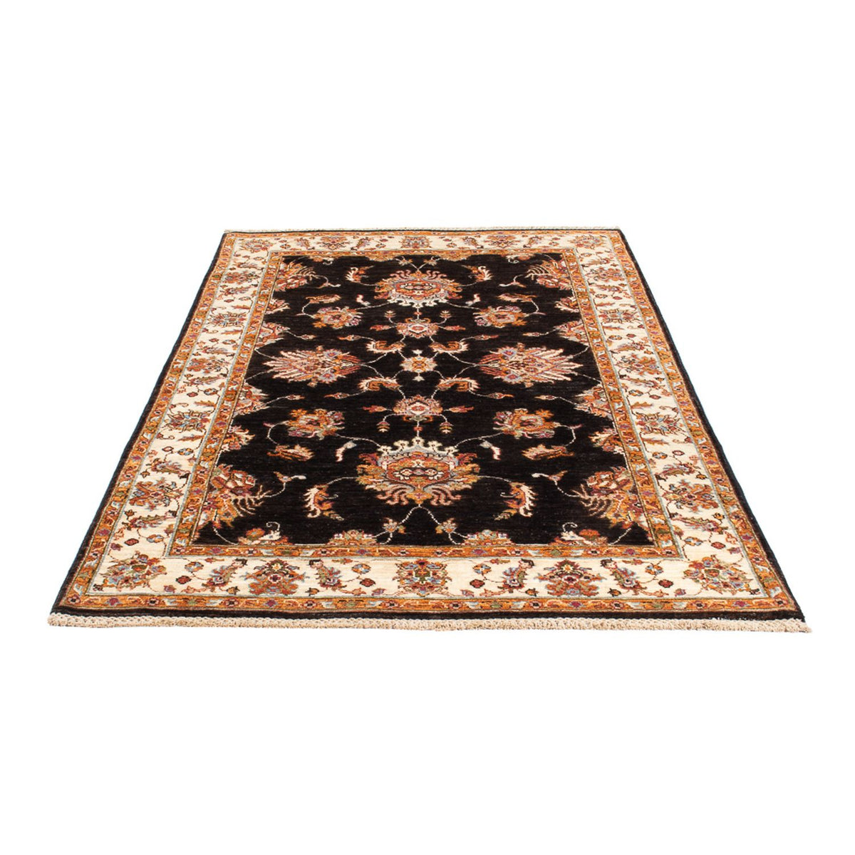 Ziegler Teppich - 209 x 125 cm - dunkelblau