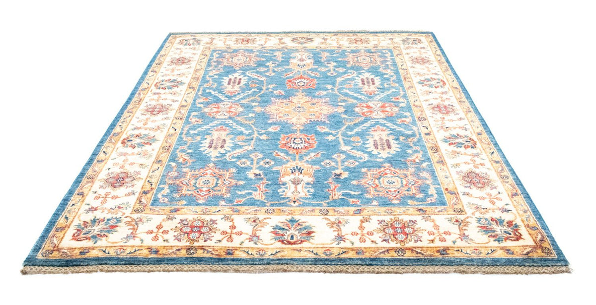 Ziegler Teppich 199 x 162 cm - hellblau