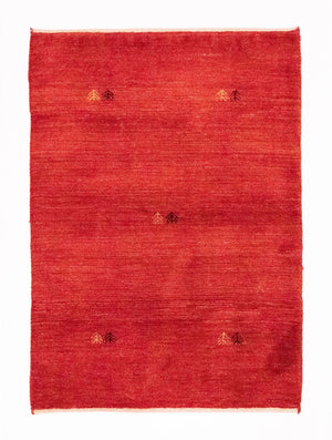 Gabbeh Teppich - Perser 140 x 100 cm - rot