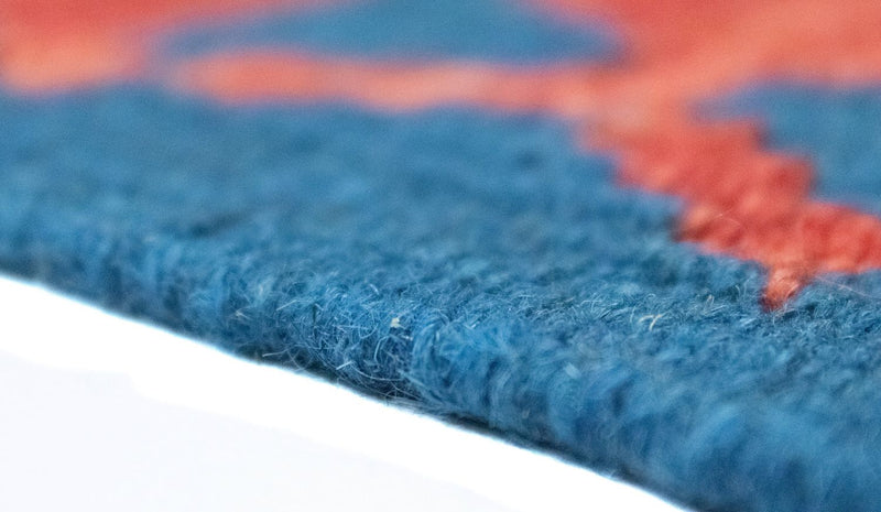 Kelim Teppich - Splash 194 x 64 cm - rot