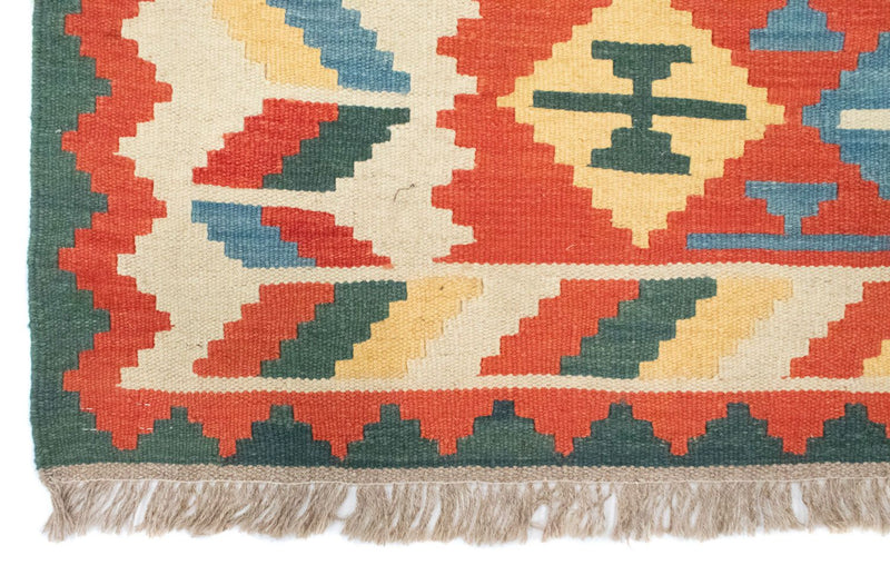 Kelim Teppich - Splash 184 x 120 cm - rot