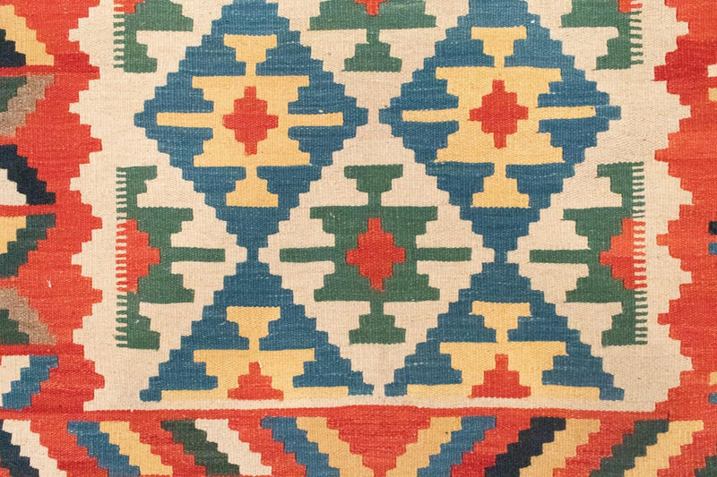 Kelim Teppich - Splash 180 x 123 cm - blau