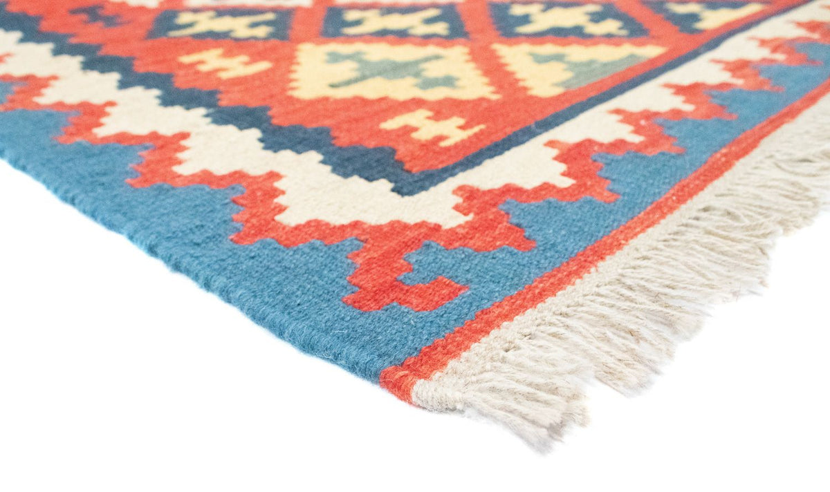 Kelim Teppich - Splash 150 x 102 cm - rot