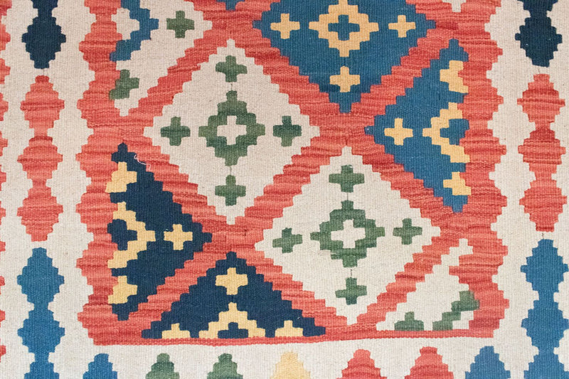 Kelim Teppich - Splash 152 x 102 cm - rot