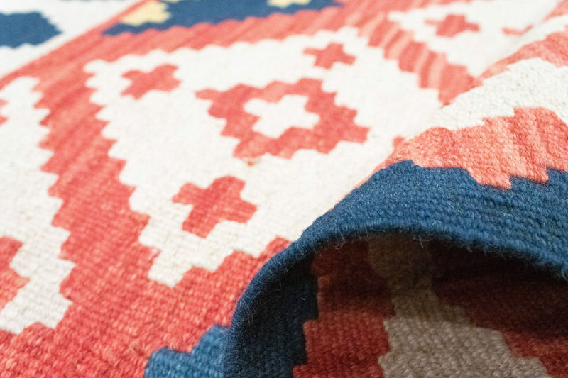 Kelim Teppich - Splash 152 x 102 cm - rot