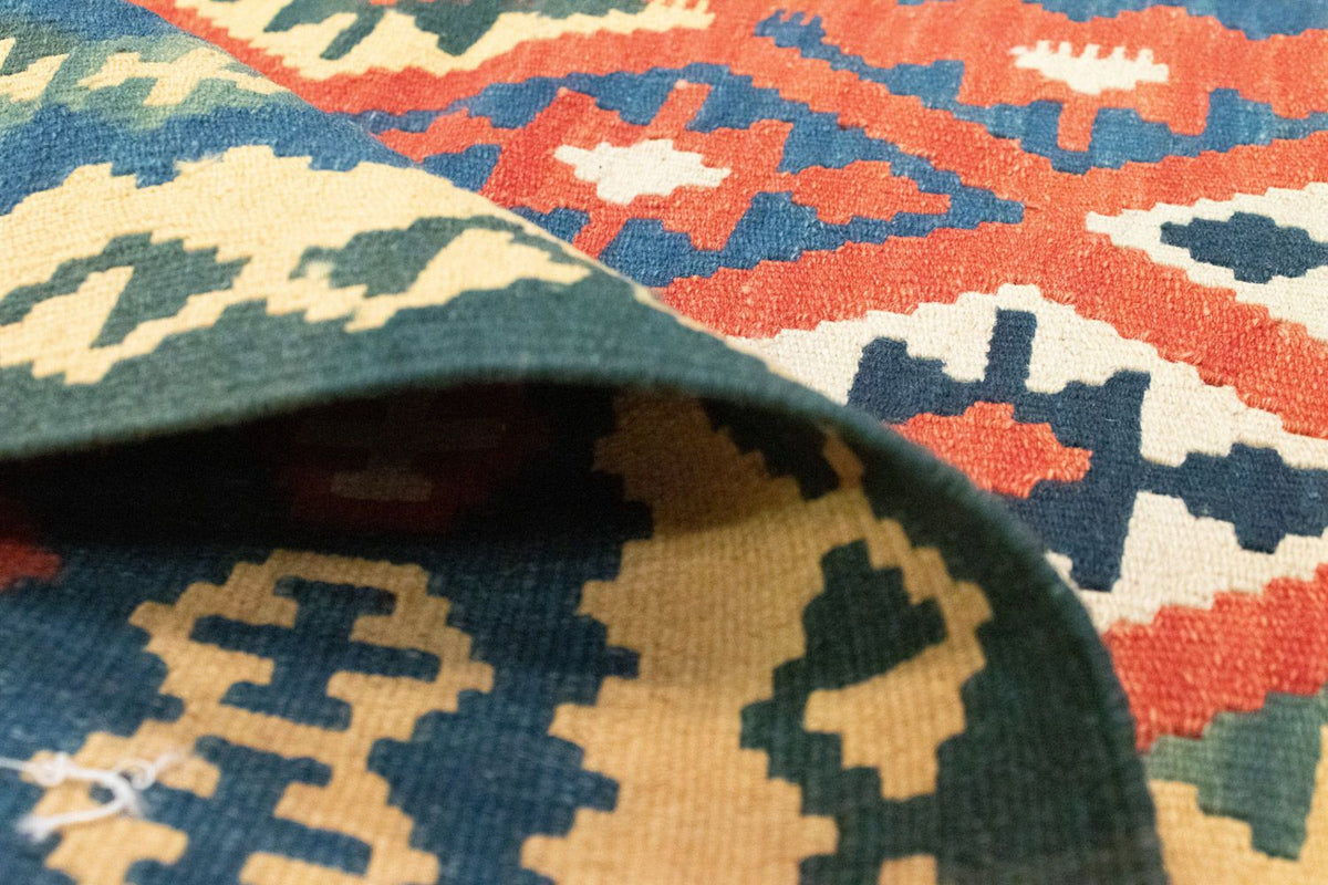 Kelim Teppich - Splash 158 x 105 cm - rot