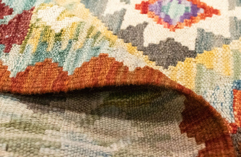 Kelim Teppich - Splash 147 x 97 cm - mehrfarbig