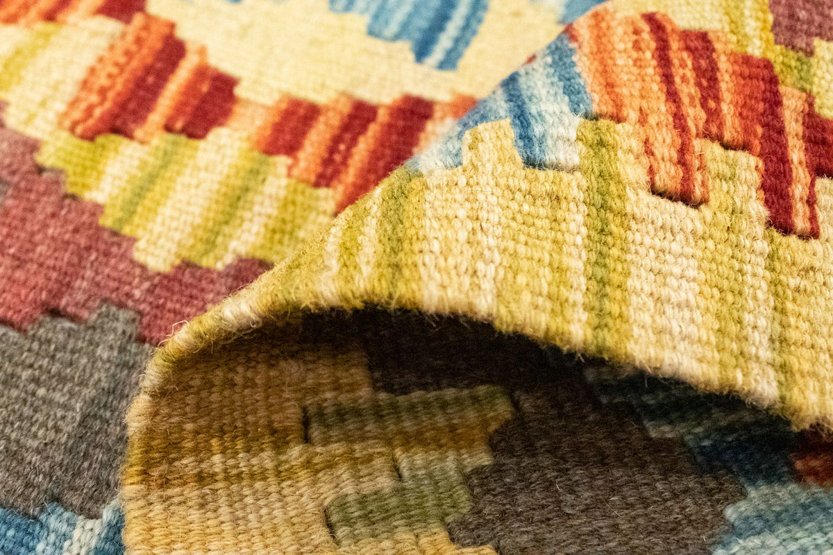 Kelim Teppich - Splash 123 x 84 cm - mehrfarbig