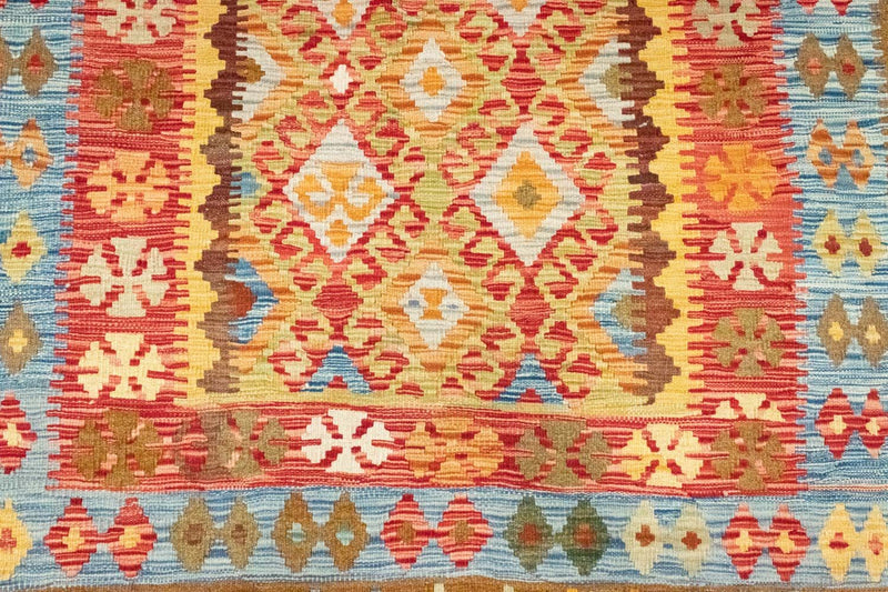 Kelim Teppich - Splash 252 x 162 cm - mehrfarbig