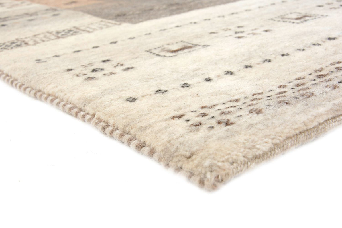 Gabbeh Teppich - Loribaft Indus - 299 x 205 cm - dunkelbeige