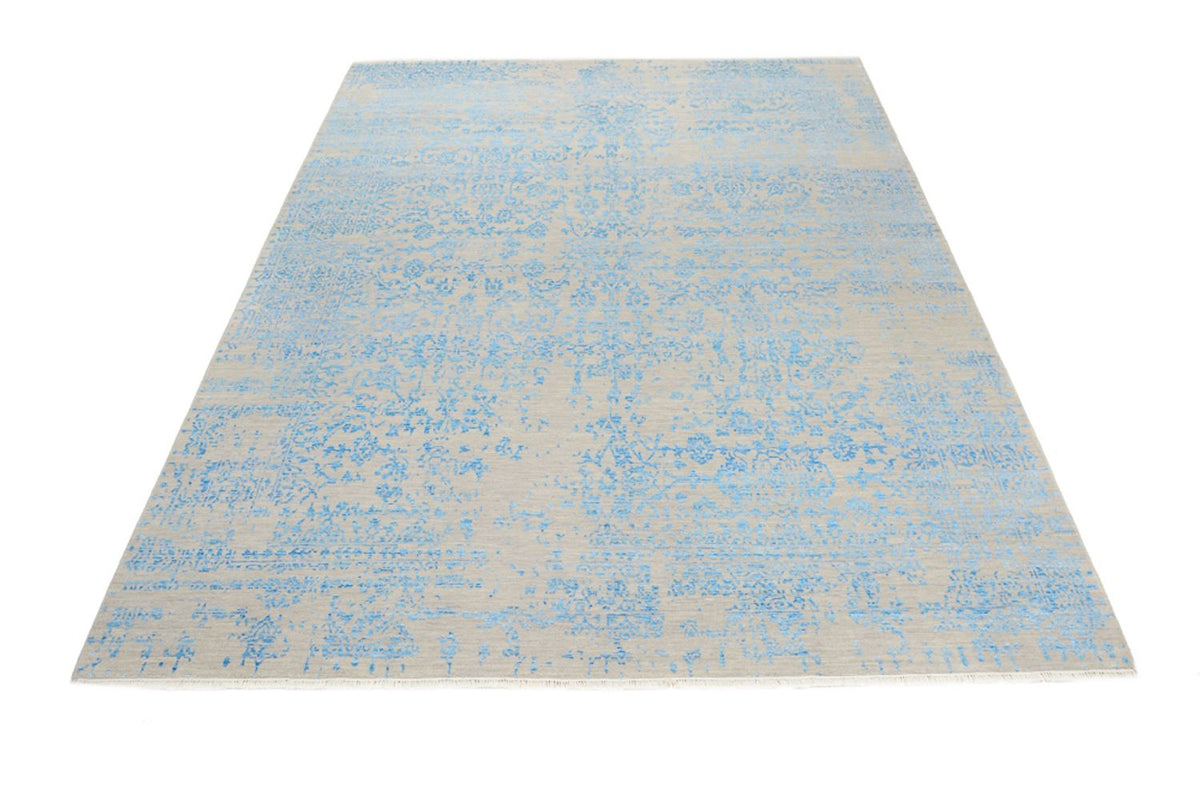 Designer Teppich - 289 x 274 cm - hellblau