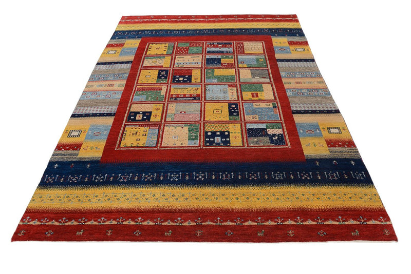 Gabbeh Teppich - Loribaft Indus - 240 x 173 cm - mehrfarbig