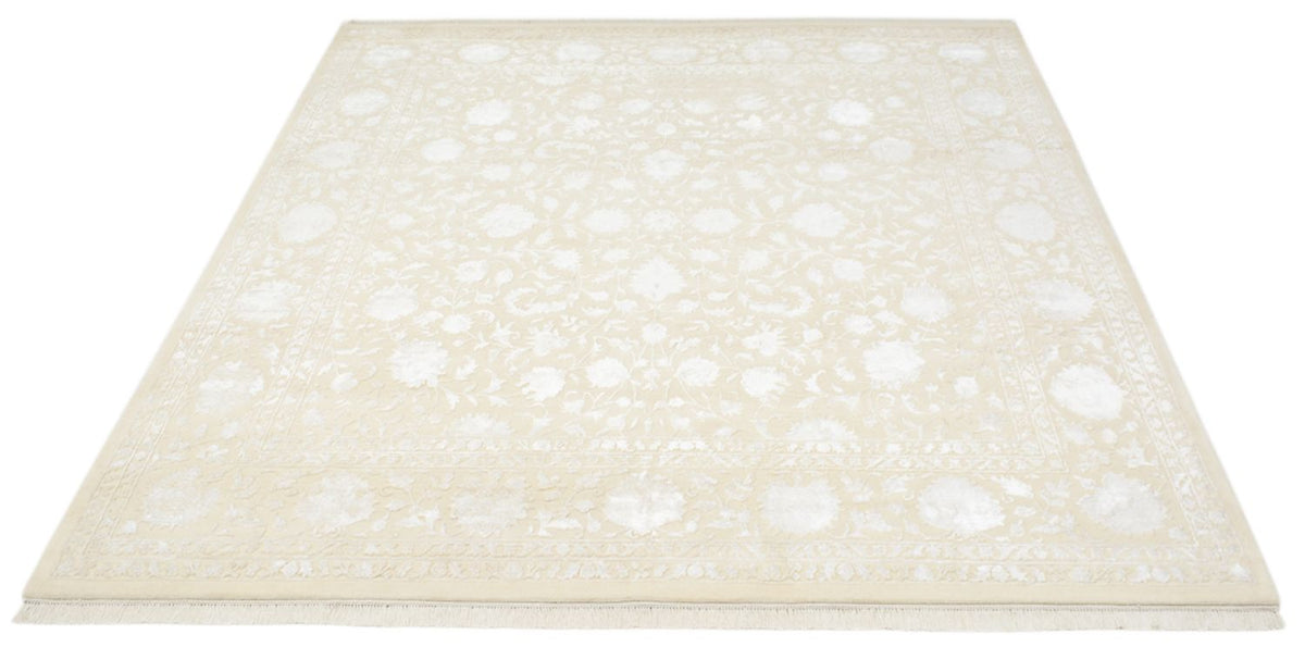 Orientteppich quadratisch  - 253 x 251 cm - hellbeige