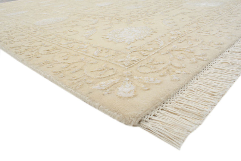 Orientteppich quadratisch  - 206 x 205 cm - hellbeige