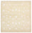 Orientteppich quadratisch  - 255 x 250 cm - hellbeige