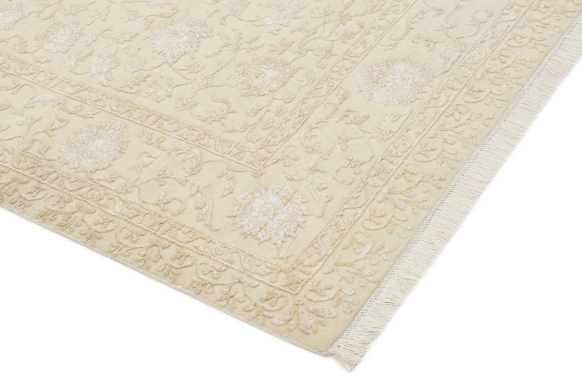 Orientteppich quadratisch - 204 x 202 cm - hellbeige