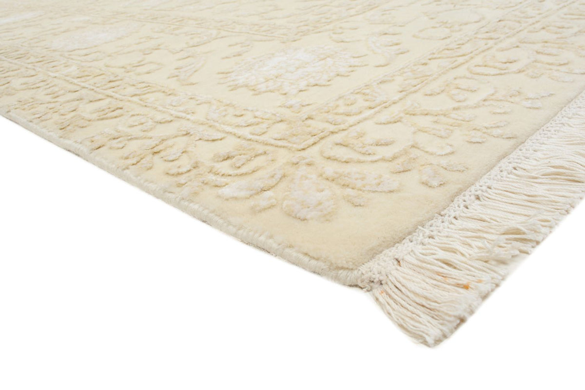 Orientteppich quadratisch - 204 x 202 cm - hellbeige