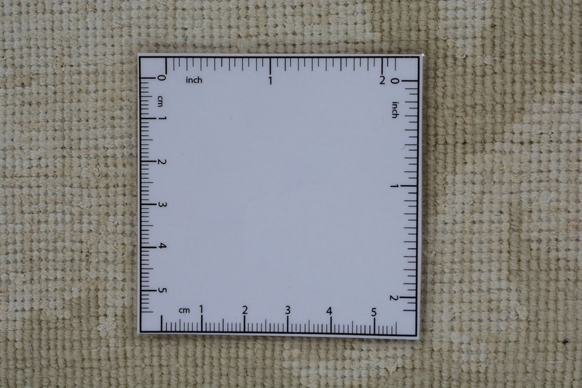 Orientteppich quadratisch - 204 x 202 cm - hellbeige