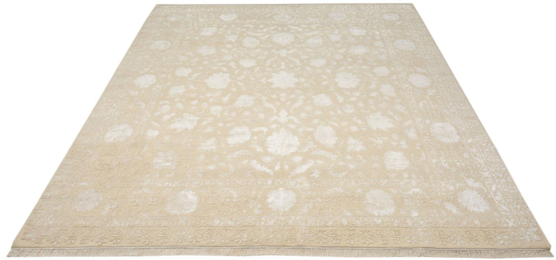 Orientteppich quadratisch  - 309 x 301 cm - hellbeige