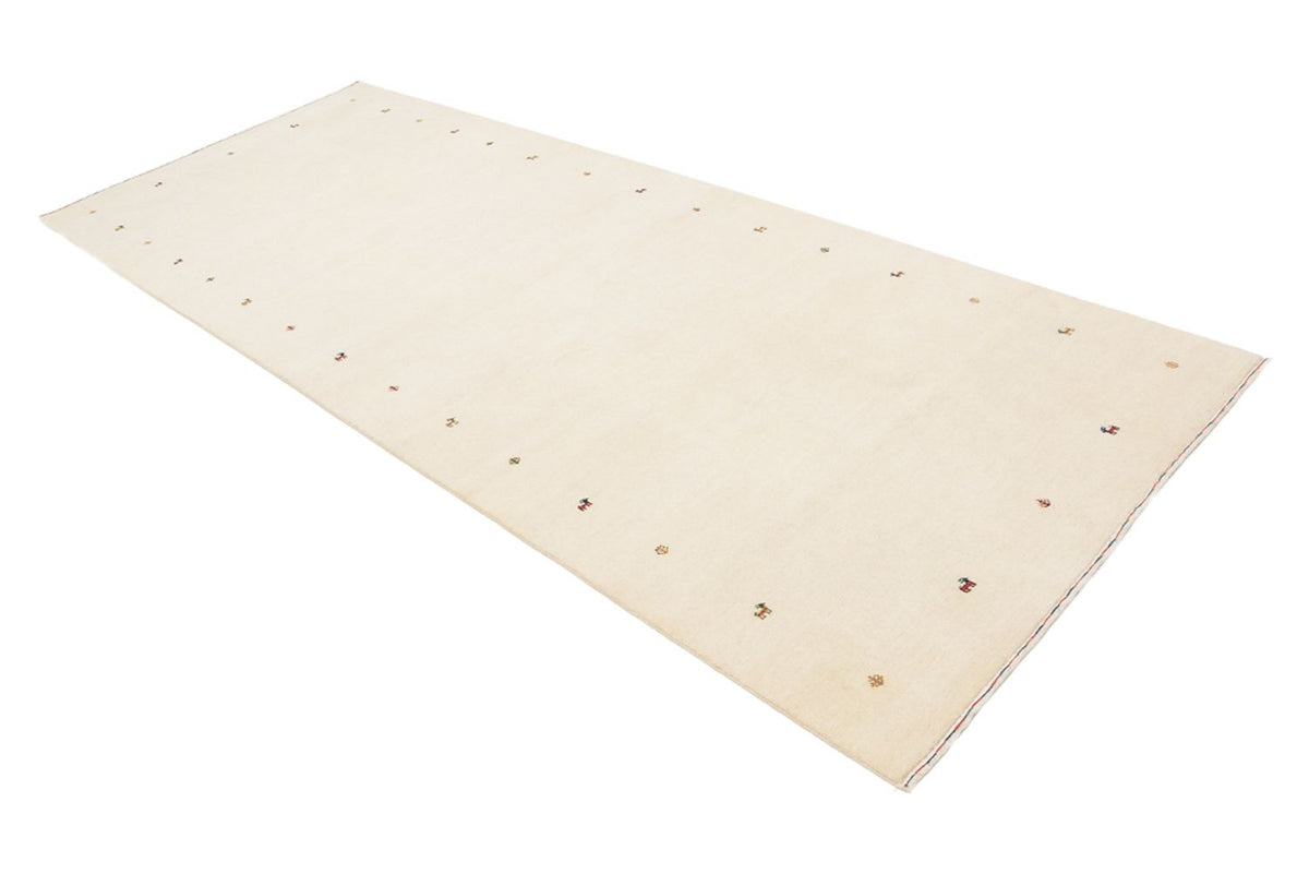 Läufer Gabbeh - Loribaft Indus - 334 x 128 cm - creme