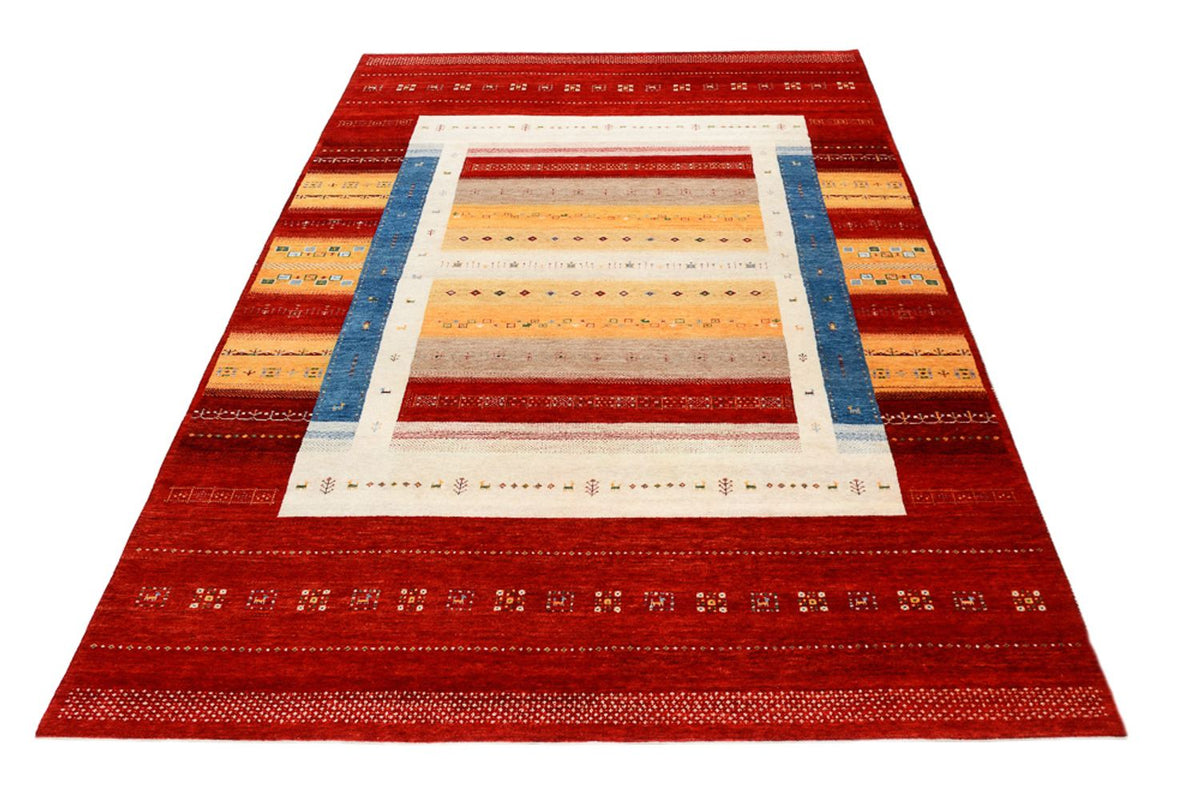 Gabbeh Teppich - Loribaft Indus - 349 x 248 cm - mehrfarbig