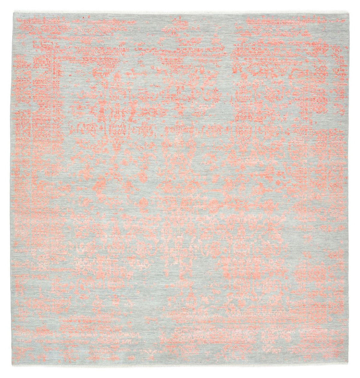 Designer Teppich quadratisch  - 255 x 248 cm - orange