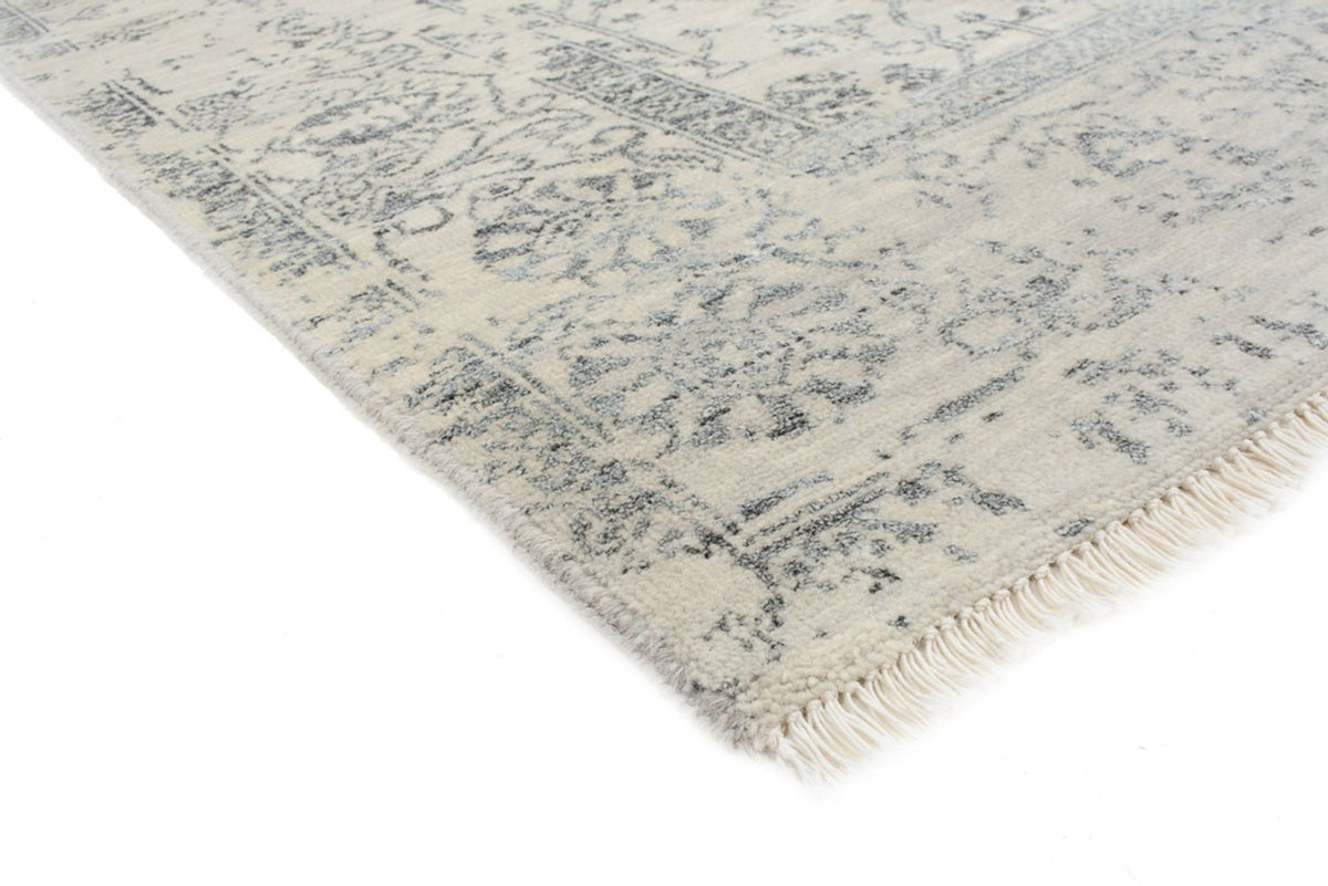 Designer Teppich - 186 x 124 cm - hellgrau