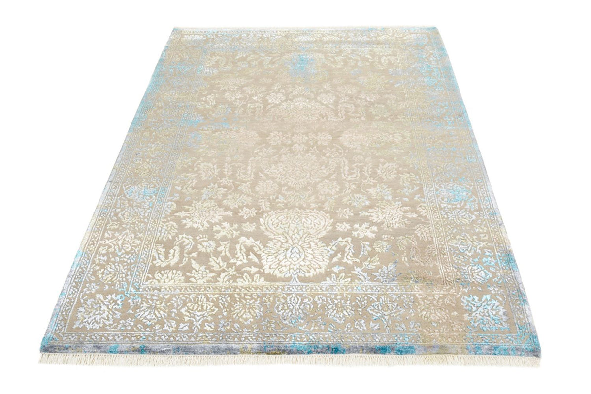 Designer Teppich - 186 x 129 cm - hellbeige