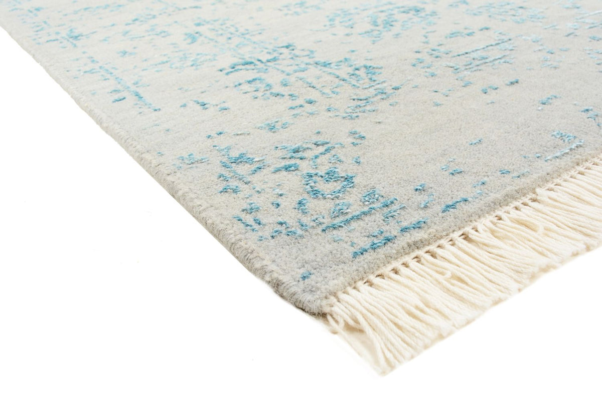 Designer Teppich - 151 x 105 cm - hellgrau