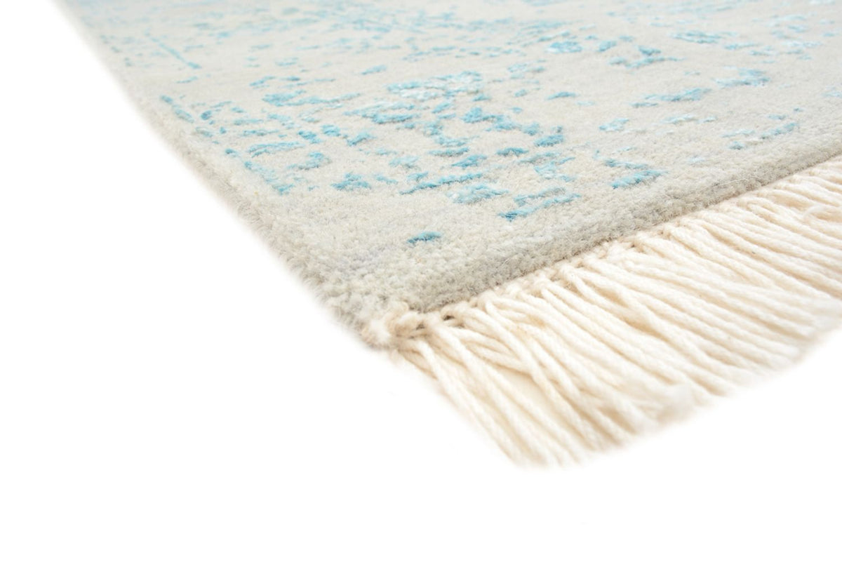 Designer Teppich - 181 x 122 cm - hellgrau