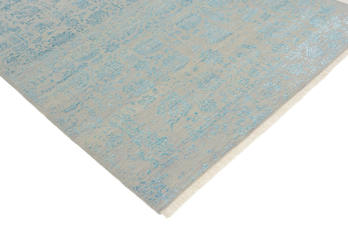 Designer Teppich - 194 x 149 cm - hellgrau