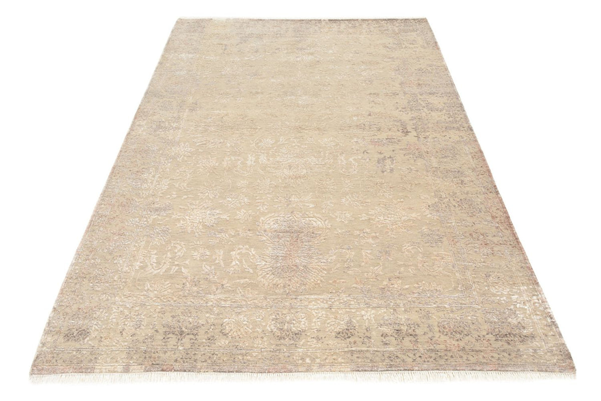Designer Teppich - 183 x 124 cm - hellbeige