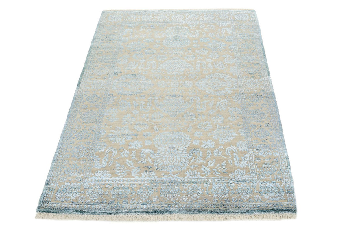 Designer Teppich - 148 x 100 cm - hellblau