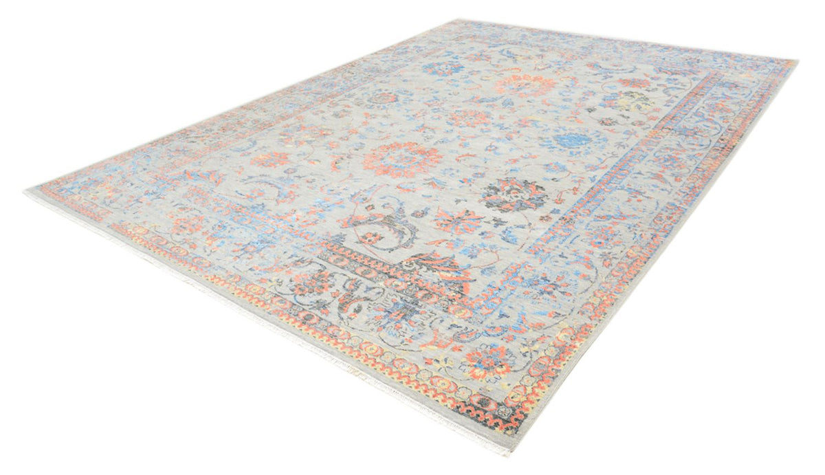 Designer Teppich - 366 x 271 cm - hellblau