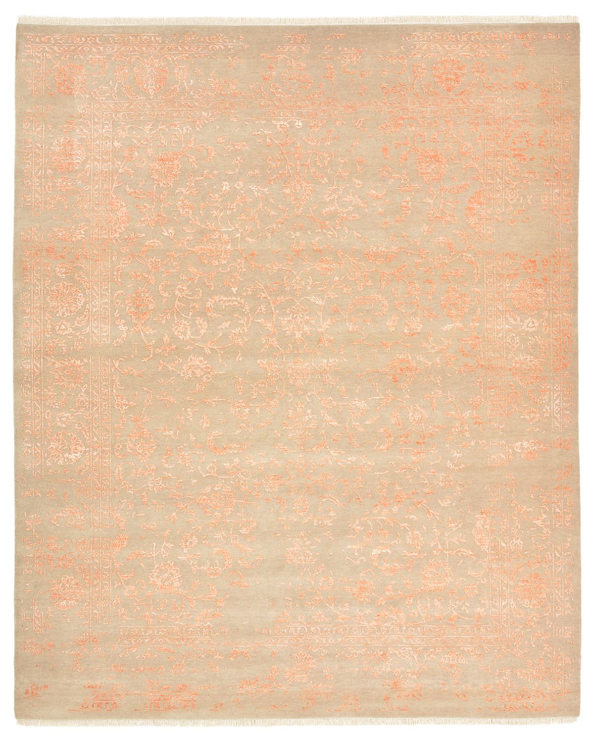 Designer Teppich - 302 x 248 cm - orange