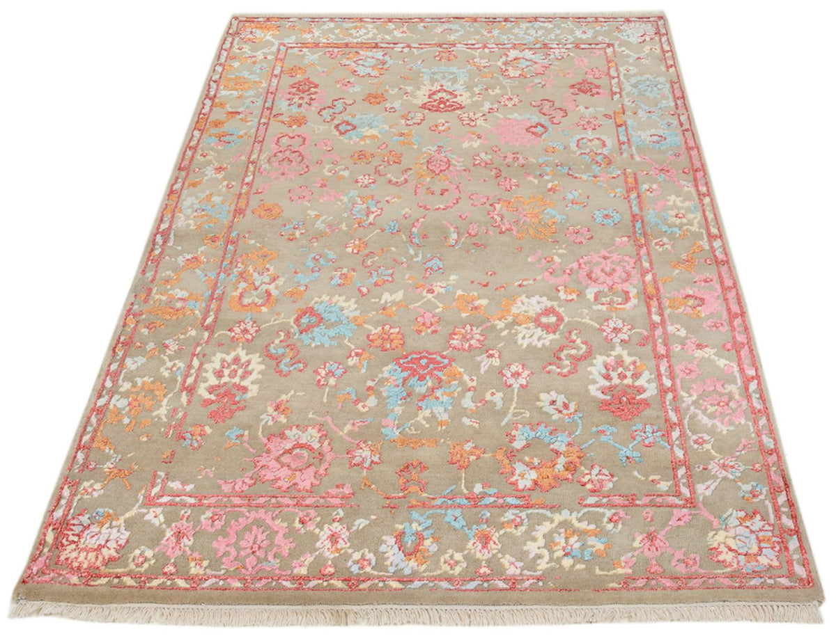 Designer Teppich - 179 x 118 cm - mehrfarbig
