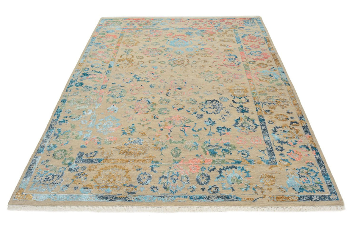 Designer Teppich - 234 x 175 cm - dunkelbeige