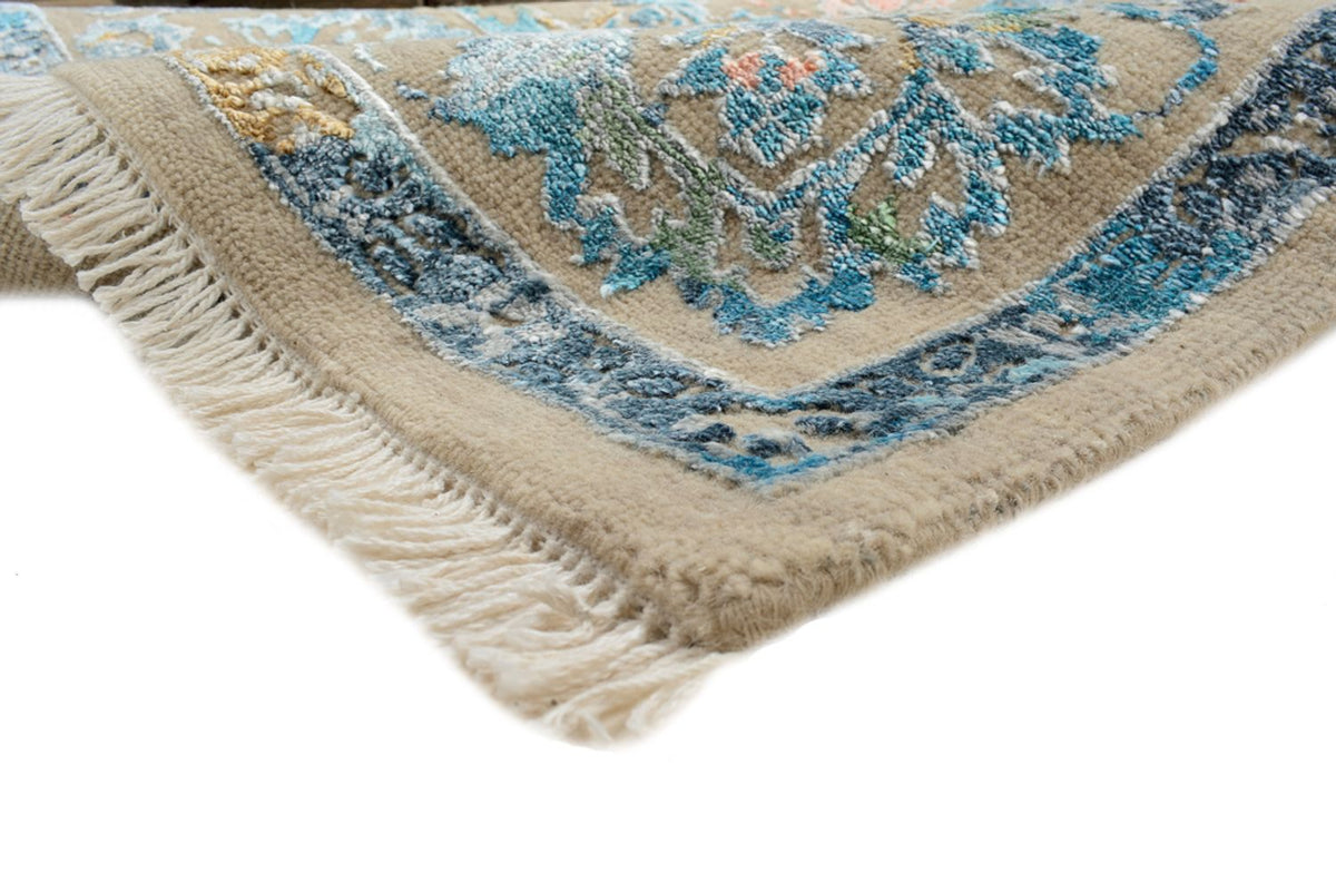 Designer Teppich - 234 x 175 cm - dunkelbeige