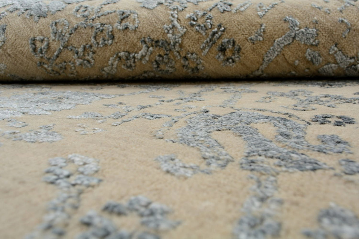 Designer Teppich - 184 x 151 cm - sand
