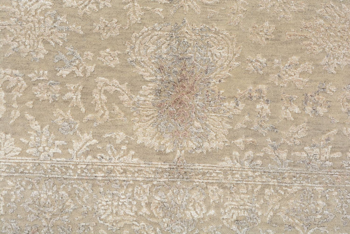 Designer Teppich - 179 x 131 cm - hellbeige