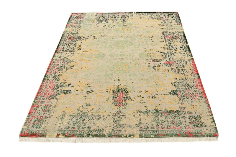 Designer Teppich - 188 x 130 cm - hellbeige