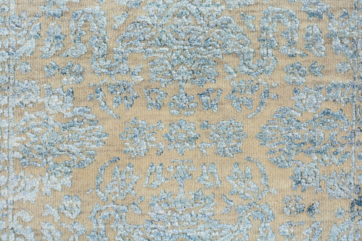 Designer Teppich - 134 x 70 cm - hellgrau