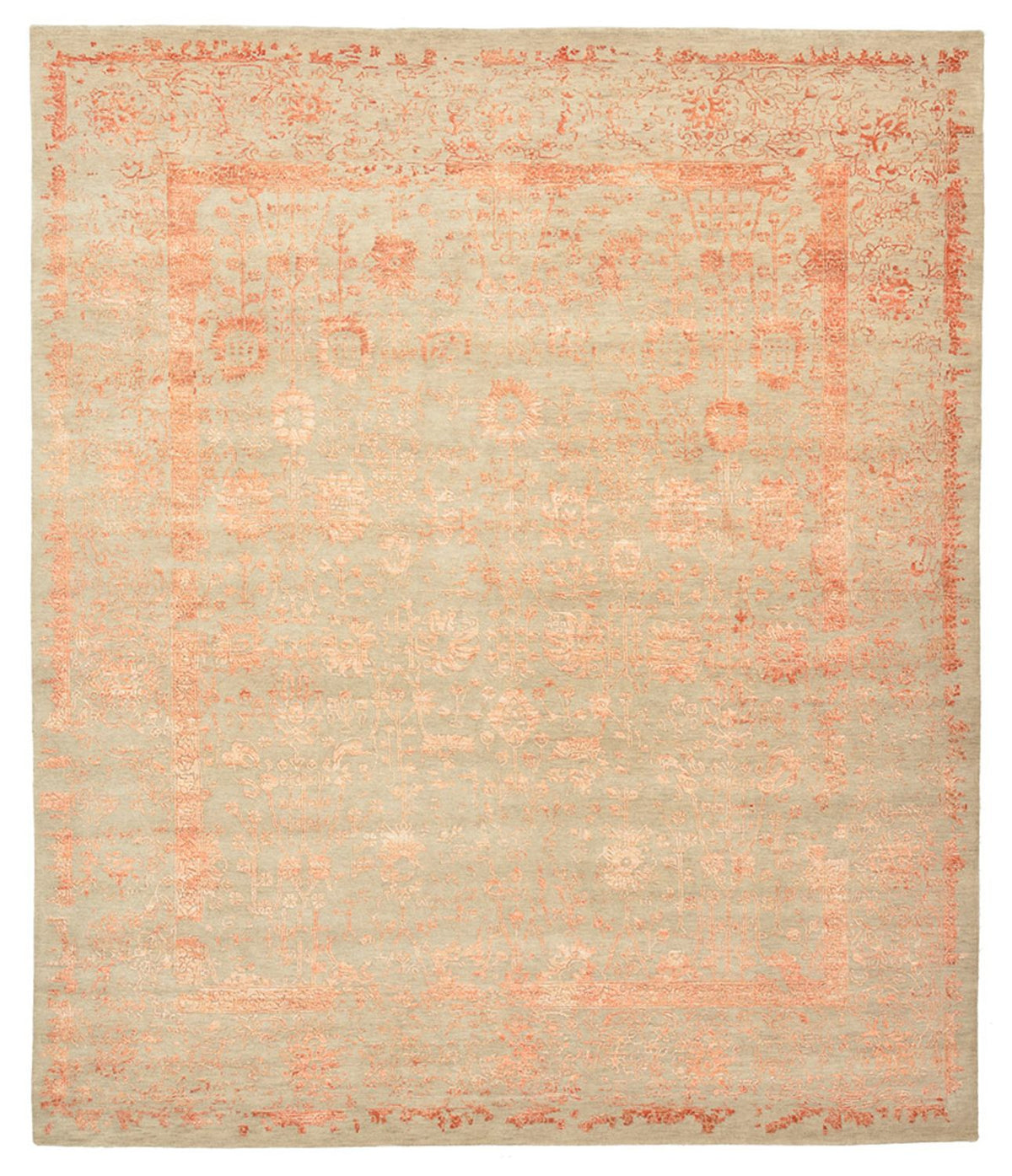 Designer Teppich - 293 x 251 cm - hellbraun