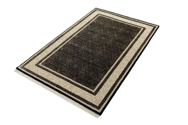 Designer Teppich - 153 x 101 cm - dunkelbeige
