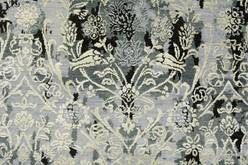 Designer Teppich - 245 x 173 cm - hellgrau