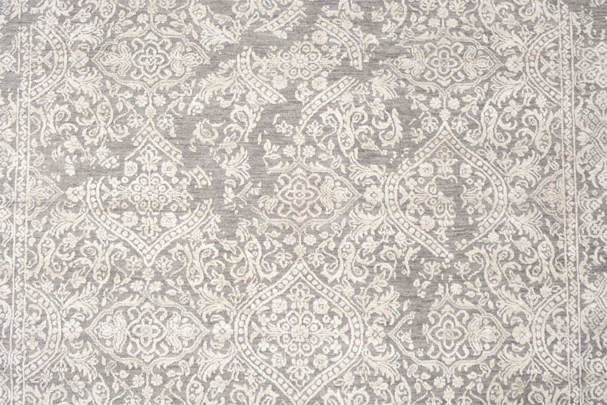 Designer Teppich - 241 x 172 cm - hellgrau