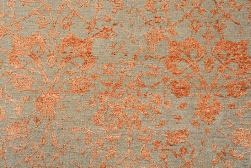 Designer Teppich - 207 x 158 cm - orange