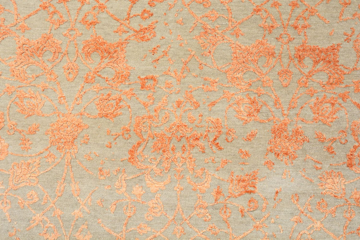 Designer Teppich - 212 x 156 cm - orange